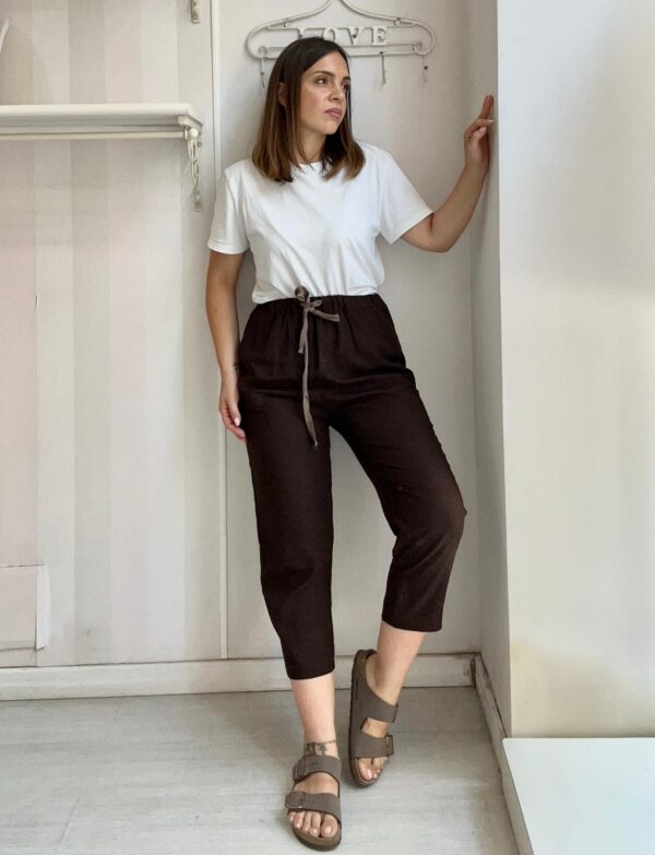 PANTALACCIO IN LINO