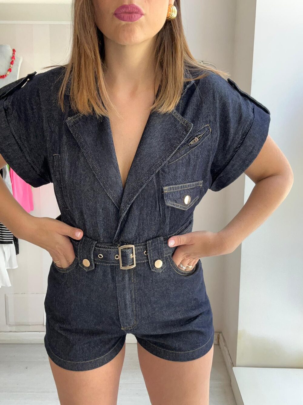 TUTA SHORTS DENIM