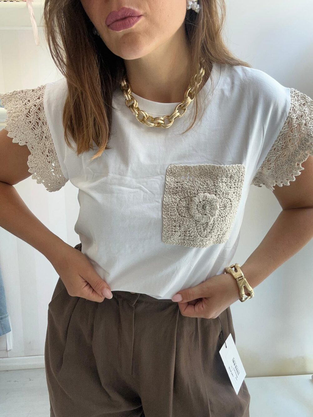 T SHIRT MACRAME